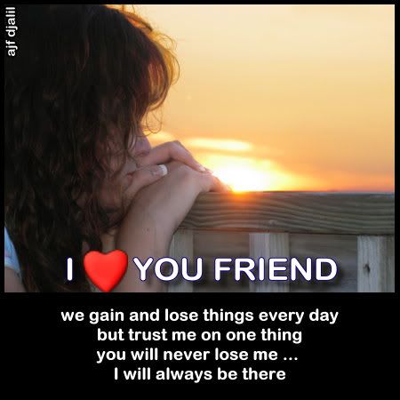 I love You Friend