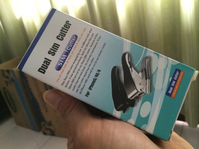 Nắp lưng zin ip4, 4s, Nano sim Adapter, kìm cắt sim 2 trong 1 - 2