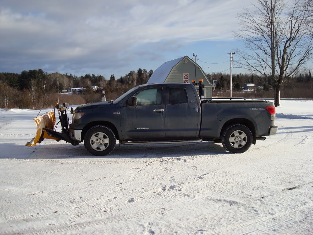toyota tundra with plow #2