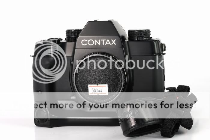 Contax ST Film SLR Camera w/Battery Holder P 7  