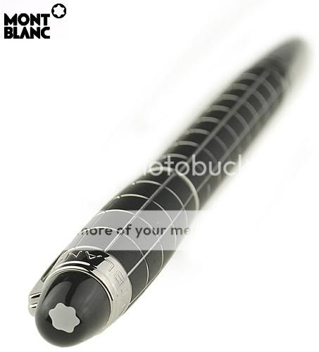   wCase MontBlanc Starwalker Metal Rubber Black Ballpoint Pen^^  