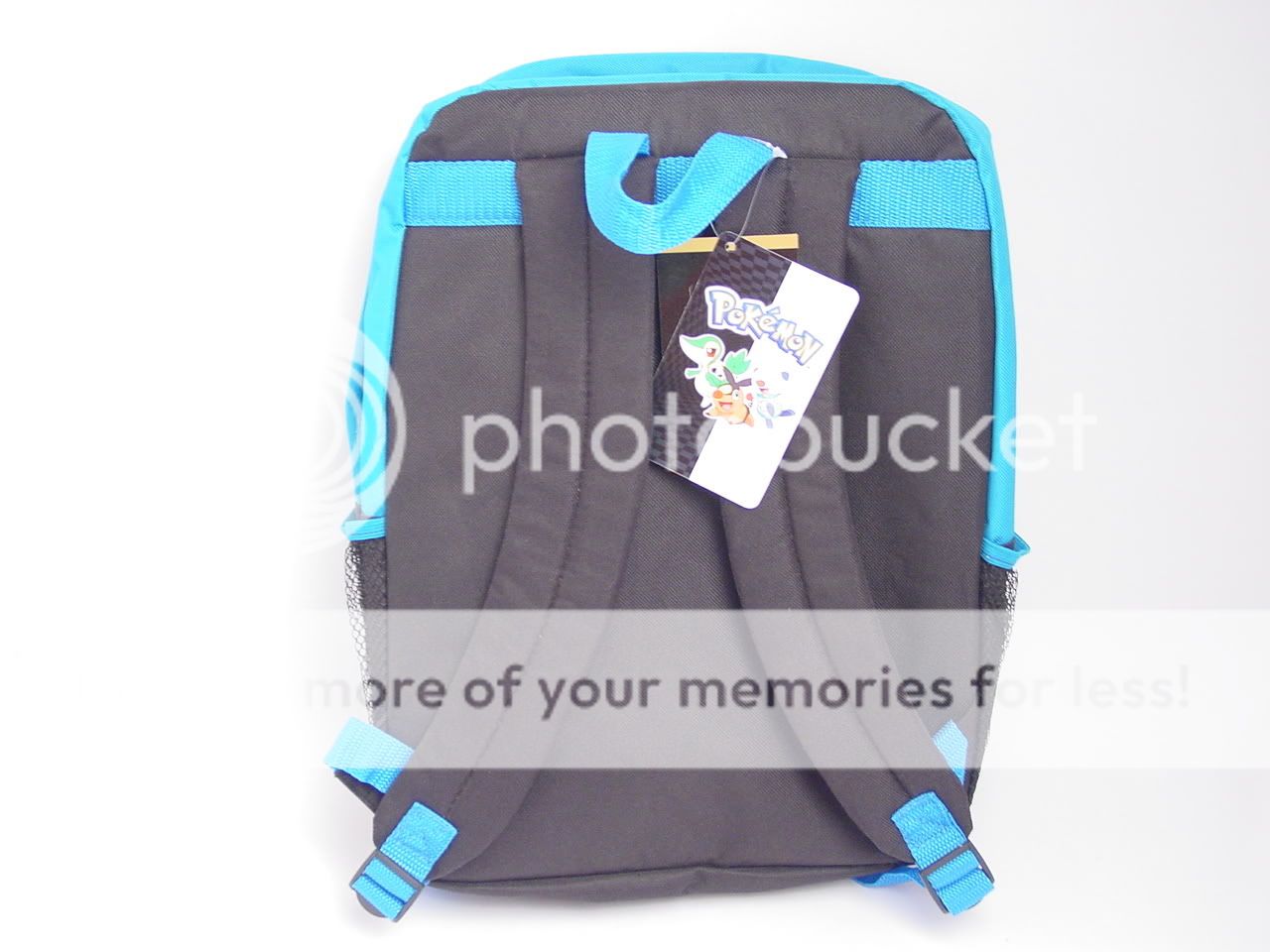 Pokemon Black White School Backpack Large 16"