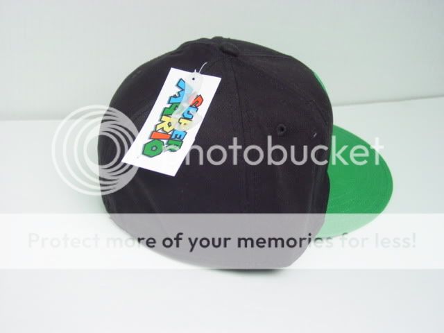 Super Mario 1 Up Mushroom Green Hat Cap Licensed  