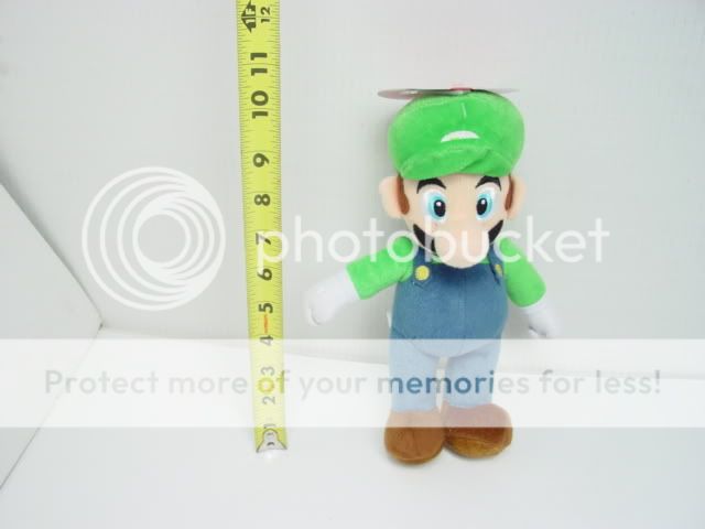 Super Mario Luigi Stuffed Toy Plush Licensed  