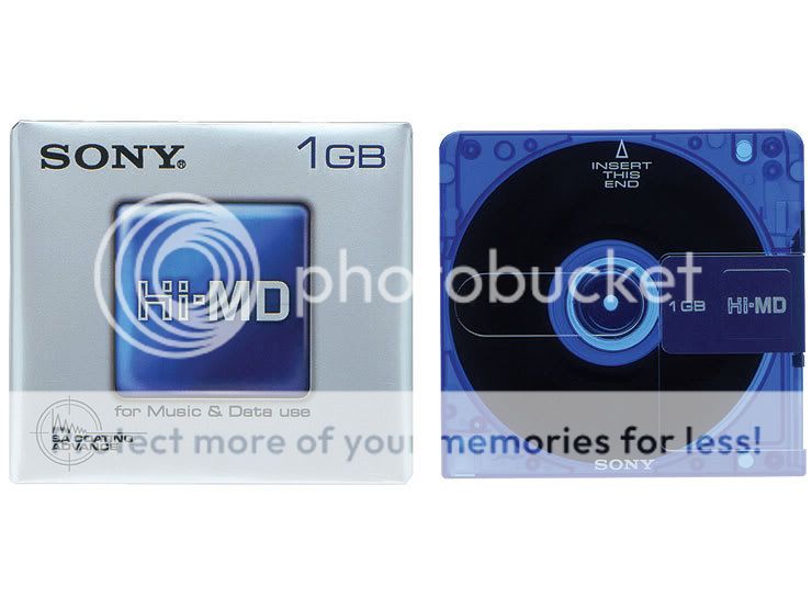 NEW Sony HMD1GA Hi MD 1G (1 disc) Blank Mini Disc   442