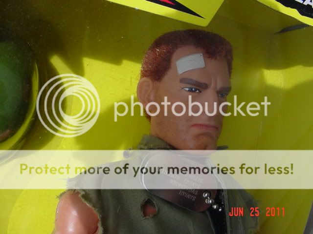   Sgt Savage MIB 1 Modified w/ Flocked Hair in 1st Ed Error Box  