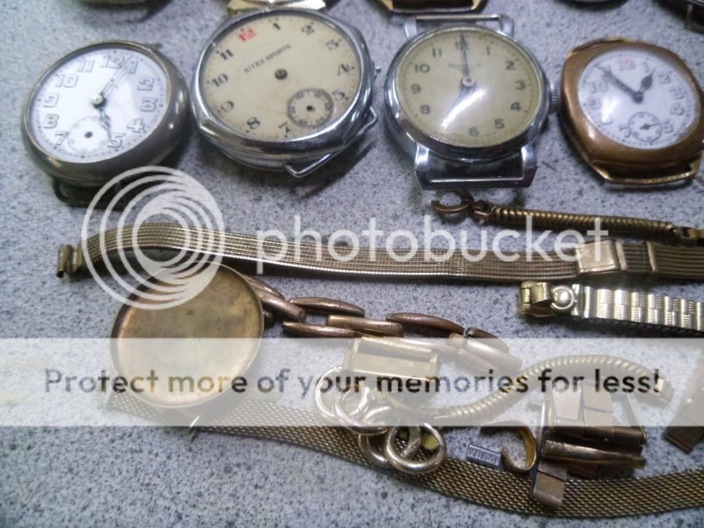 large job lot of mid 20th century watches, spares or repairs.  