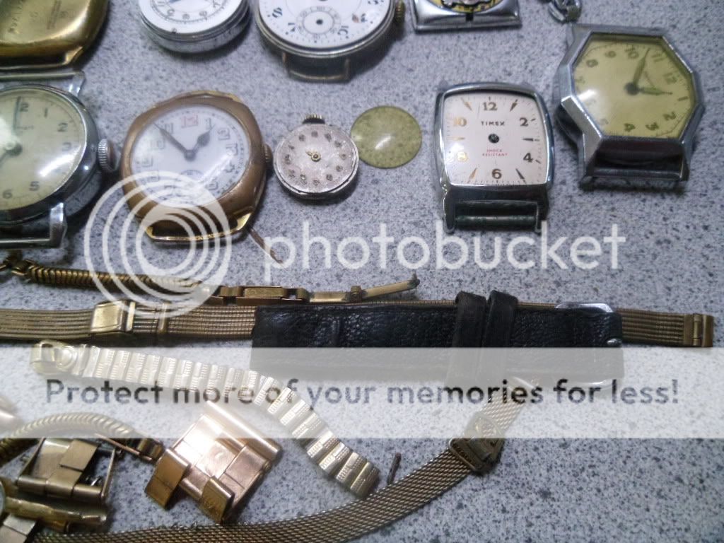 large job lot of mid 20th century watches, spares or repairs.  