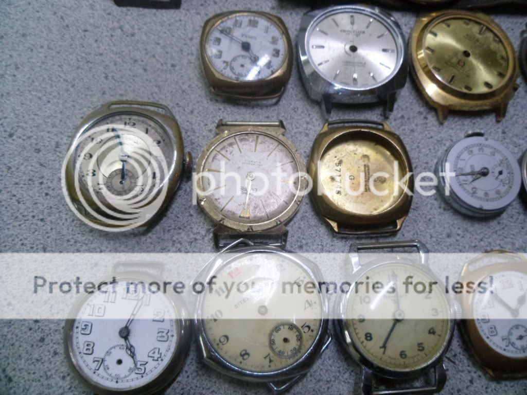 large job lot of mid 20th century watches, spares or repairs.  