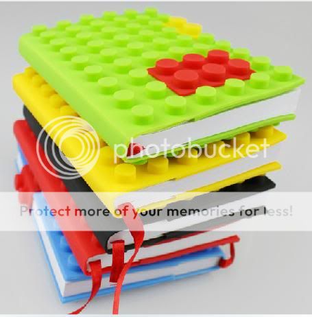 Lego notebook note book writing pad building block memo diary journal 