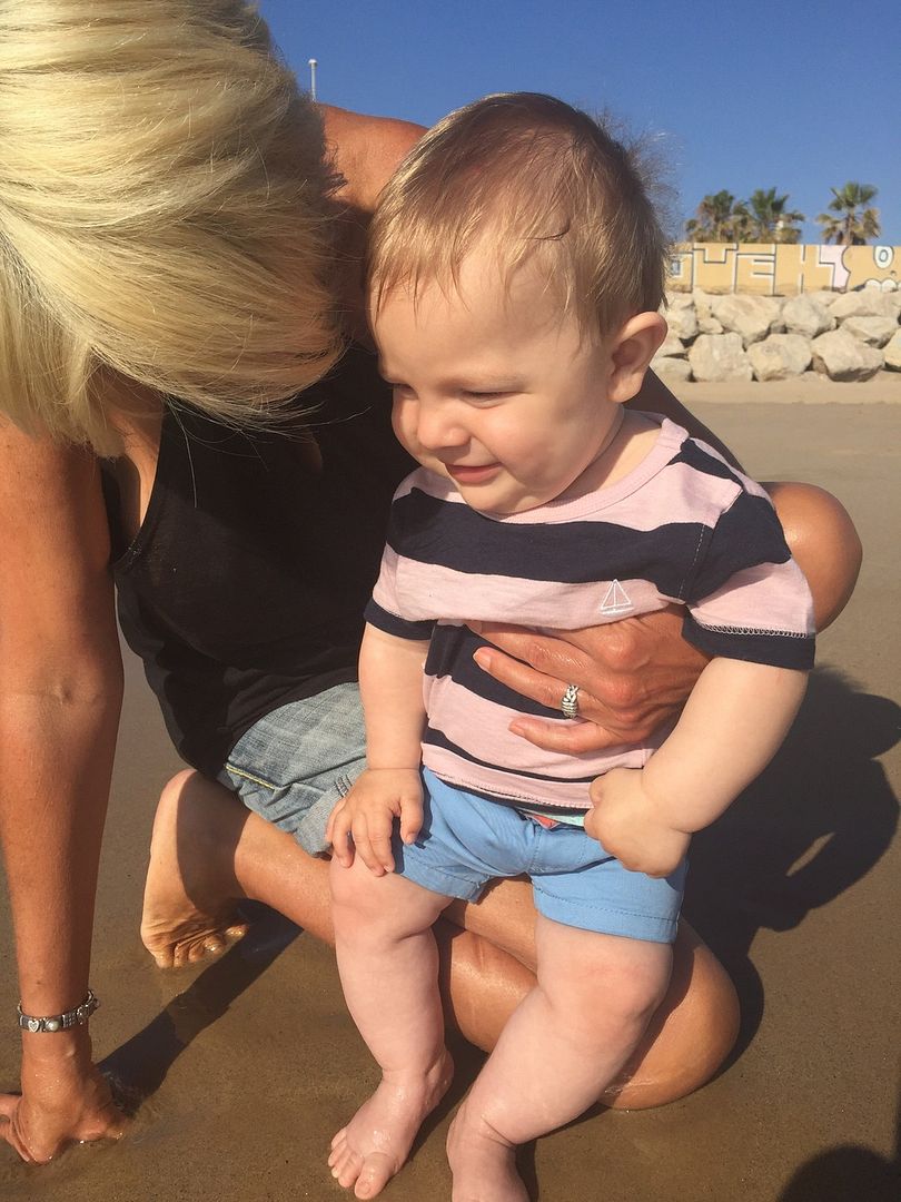 elliot on beach