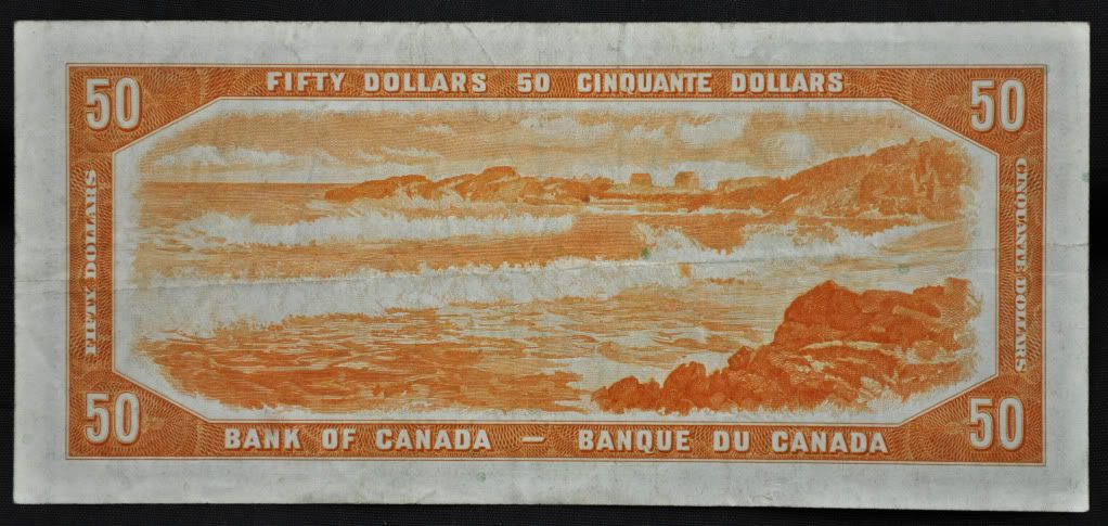 1954 Bank of Canada $50 Note VF [A/H   Coyne/Towers]  