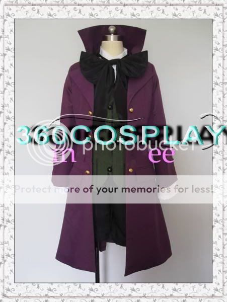 Black Butler 2 II Alois Trancy Cosplay Costume All Size